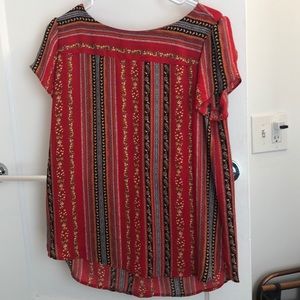 LOFT Size small flutter sleeve blouse